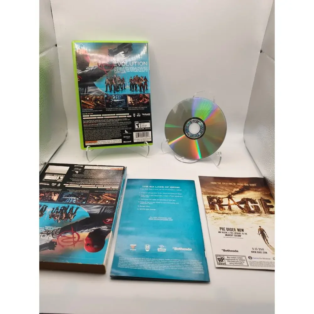 Brink Xbox 360 CIB Complete W/ Manual Tested